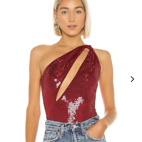 Lovers + Friends Moulin Bodysuit In Red Size XXS - Picture 2 of 15